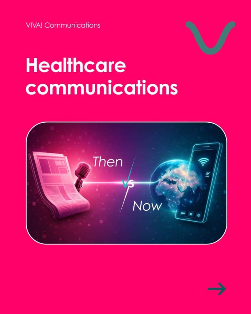 Healthcare communications then vs now