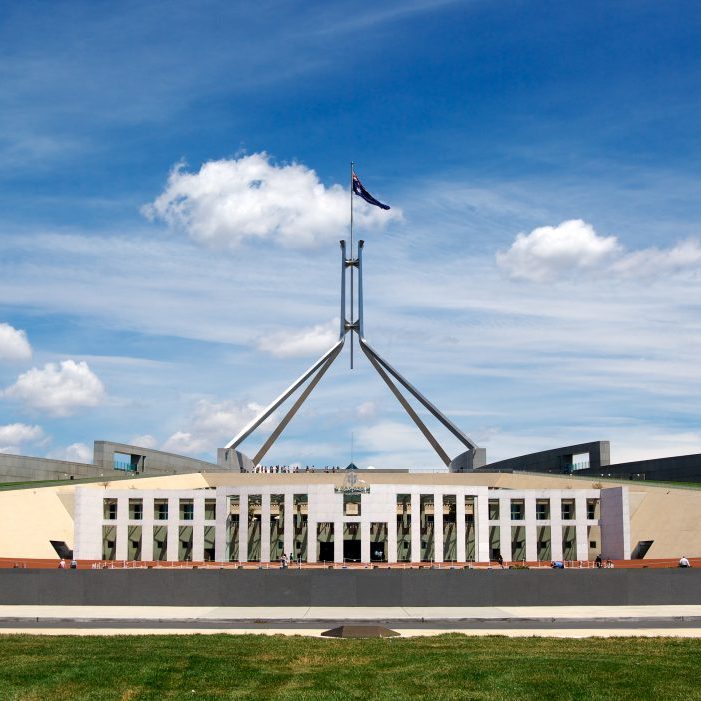 australian parliament house for the federal government in canberra