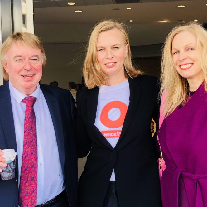 l-r: Prof Stephen Touyz, Advisory Council Chair & Lead Researcher, InsideOut Institute, Dr Sarah Maguire, Director & Clinical Psychologist, InsideOut Institute, Kirsten Bruce, VIVA! Communications Principal & Advisory Council member, InsideOut Institute.